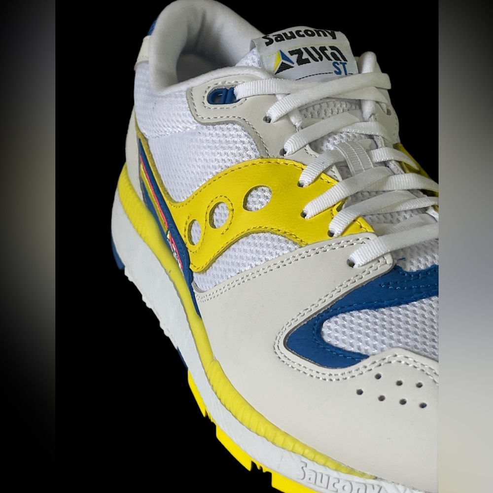 Saucony AZURA OG White Yellow *NEW* Men’s size 11 - Picture 9 of 10